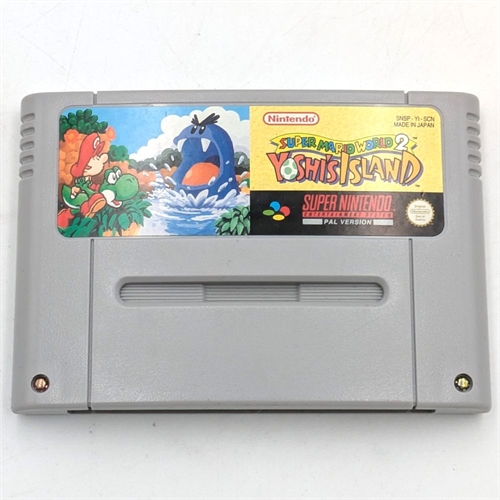 Super Mario World 2 Yoshis Island - Cartridge - SNES - (SCN) (B Grade) (Genbrug)